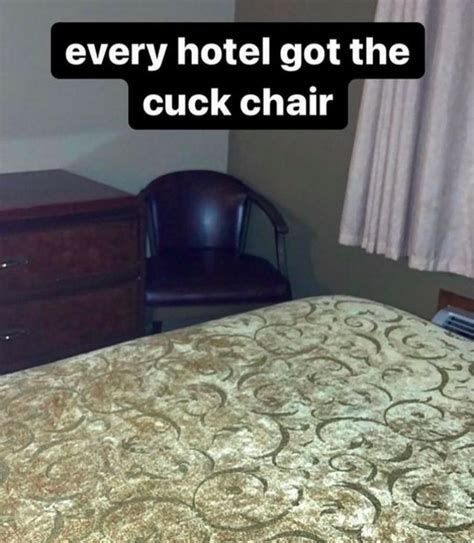 hotel cuck chair|Urban Dictionary: Cuck chair.